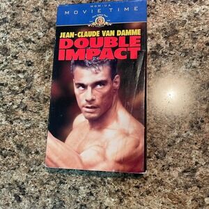 Jean Claude Van Damme Double Impact VHS Movie Film 1991 MGM UA Action